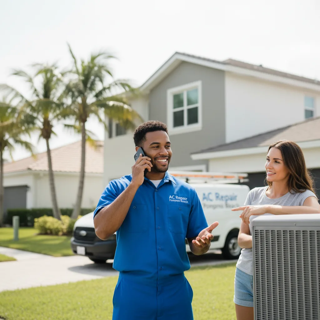 AC Repair Pompano Beach customer support in Olivia